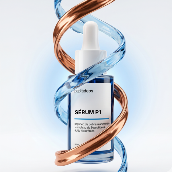 Sérum Facial Peptídeo de Cobre 2% com Ácido Hialurônico e Niacinamida 30 ml