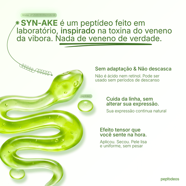 Syn-Ake, peptídeo sintético inspirado no veneno de serpente
