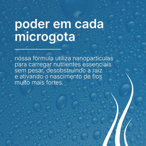TÔNICO CAPILAR H1 - (GHK-Cu + AHK-Cu) para fortalecimento e densidade com peptídeos de cobre