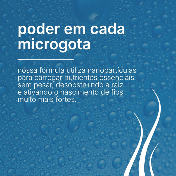 TÔNICO CAPILAR H1 - (GHK-Cu + AHK-Cu) para fortalecimento e densidade com peptídeos de cobre